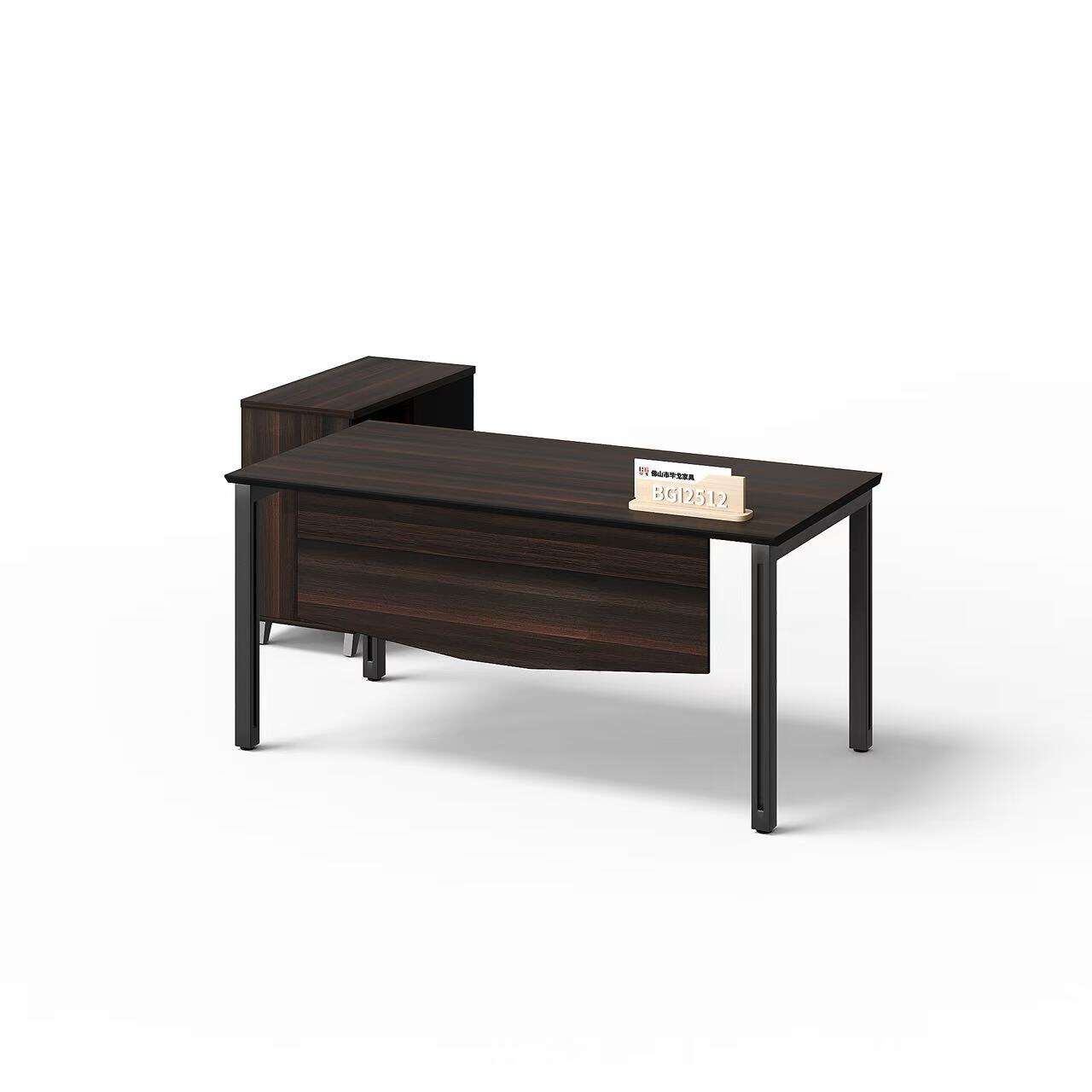 Modern Style Office Table with Side Table